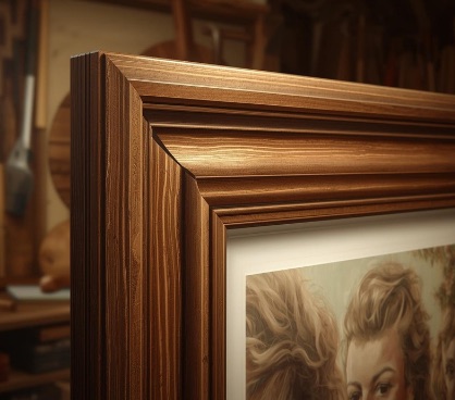 Picture frame moulding corner detail